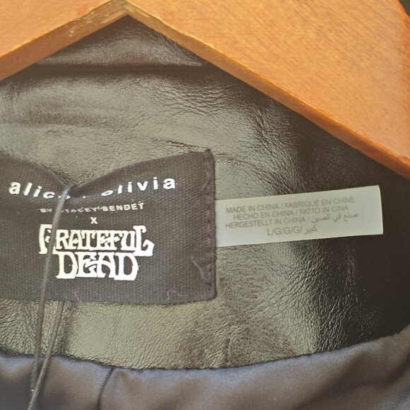 A+O X GRATEFUL DEAD CODY VEGAN MOTO JACKET - Picture 10 of 11